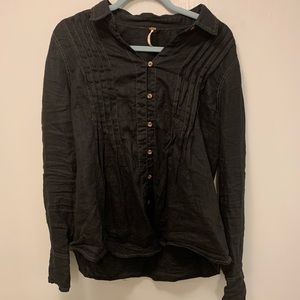 Free People Breezy Mornings Button-down Shirt